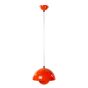 Verner Panton Bloempot hanglamp oranje -compleet aanzicht