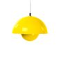 Verner Panton Bloempot hanglamp geel