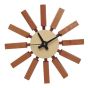 Reloj de bloque George Nelson marrón