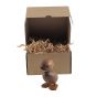 Dominidesign vichingo Pessimista Ottimista Orso Anatroccolo Uccello clip Cucciolo coniglio Scimmia | Bambola di legno naturale