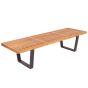 George Nelson Bench 123cm walnut