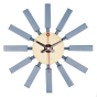 Reloj de bloque George Nelson azul claro