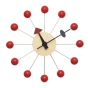 Nelson replica Ball Clock | wall clock red