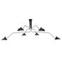 Serge Mouille Contemporary | luce pendente 6-braccio Nero