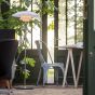 Poul Henningsen DPH 3/2 | Lámpara de pie grande Chrome, blanco cristal