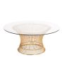 Mesa de centro Platner dorada