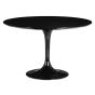 Eero Saarinen Tulpentafel 120cm glanzend zwart