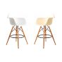Eames DAW Stool PP bianco e crema