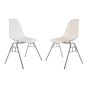 Eames DSS PP branco e creme
