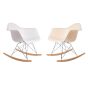 Eames gyngestol RAR PP hvid vs creme
