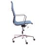 Miller Officechair EA119 hopsack lichtblauw - zijaanzicht