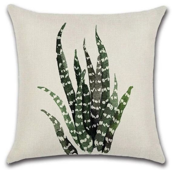 cushion cover Aloe plant