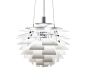 Lampada Poul Henningsen Carciofo 48 cm bianca