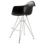 Stołek Eames DAR PP czarny