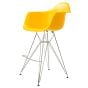 Stołek Eames DAR PP żółty