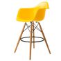 Taburete Eames DAW PP amarillo