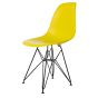 Eames DSR Black Base PP neon limonkowy
