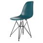 Eames DSR Black Base PP oceaniczny niebieski