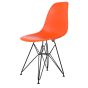 Eames DSR Black Base PP pomarańczowy