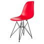 Eames DSR Black Base PP czerwony