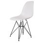 Eames DSR Black Base PP biały