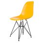 Eames DSR Czarna baza PP żółta