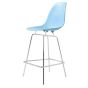 Sgabello Eames Style DSX PP azzurro