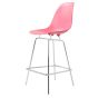 Sgabello Eames Style DSX PP rosa chiaro