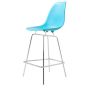 Sgabello Eames Style DSX PP blu neon