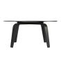 Mesa de centro Eames CTW preta - vista lateral