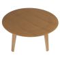 Mesa de centro Eames CTW carvalho - vista superior