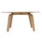 Mesa de centro Eames CTW carvalho - vista lateral