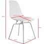 Dimensões Eames DSX ABS