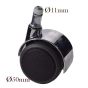 Eames Set Office chair castors | bureaustoel wiel zwart