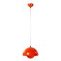 Verner Panton Bloempot hanglamp oranje -compleet aanzicht
