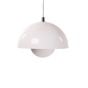 Verner Panton Bloempot hanglamp wit