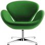 Jacobsen Swan chair cashmere green