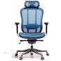 Miller Aaron game stoel mesh blauw