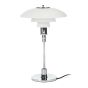 Poul Henningsen DPH 3/2 | bordlampe lille Chrome glas hvid
