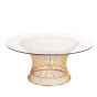 Table basse Platner dorée