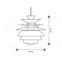 Poul Henningsen Snowball | pendant light white