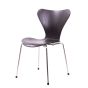 Sedia da pranzo Butterfly Series 7 di Arne Jacobsen nera