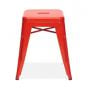 Xavier Pauchard Tolix sgabello 45cm rosso