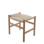 Wegner CH24 stil fotpall naturlig ram naturlig sits