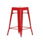 Xavier Pauchard Tolix Hocker 66cm rot