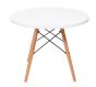 Eames CTW barnbord runt vitt - front
