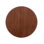 Eero Saarinen Tulip Side table | Beistelltisch 50cm Platte Nussbaum Basis weiß