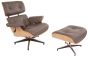 ea670 XL ash shell black base leather grey