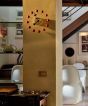 Nelson replica Ball Clock | wall clock red