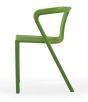 Air armchair stackable green